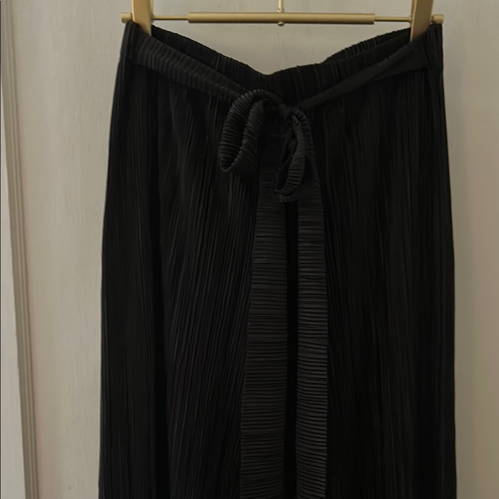 Ashley Blue Black Wide Leg Pants